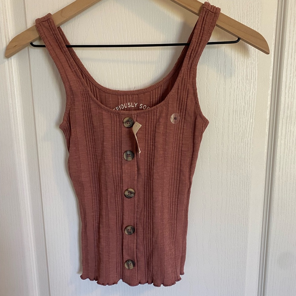 Aeropostale Women's Mauve Crop Tank